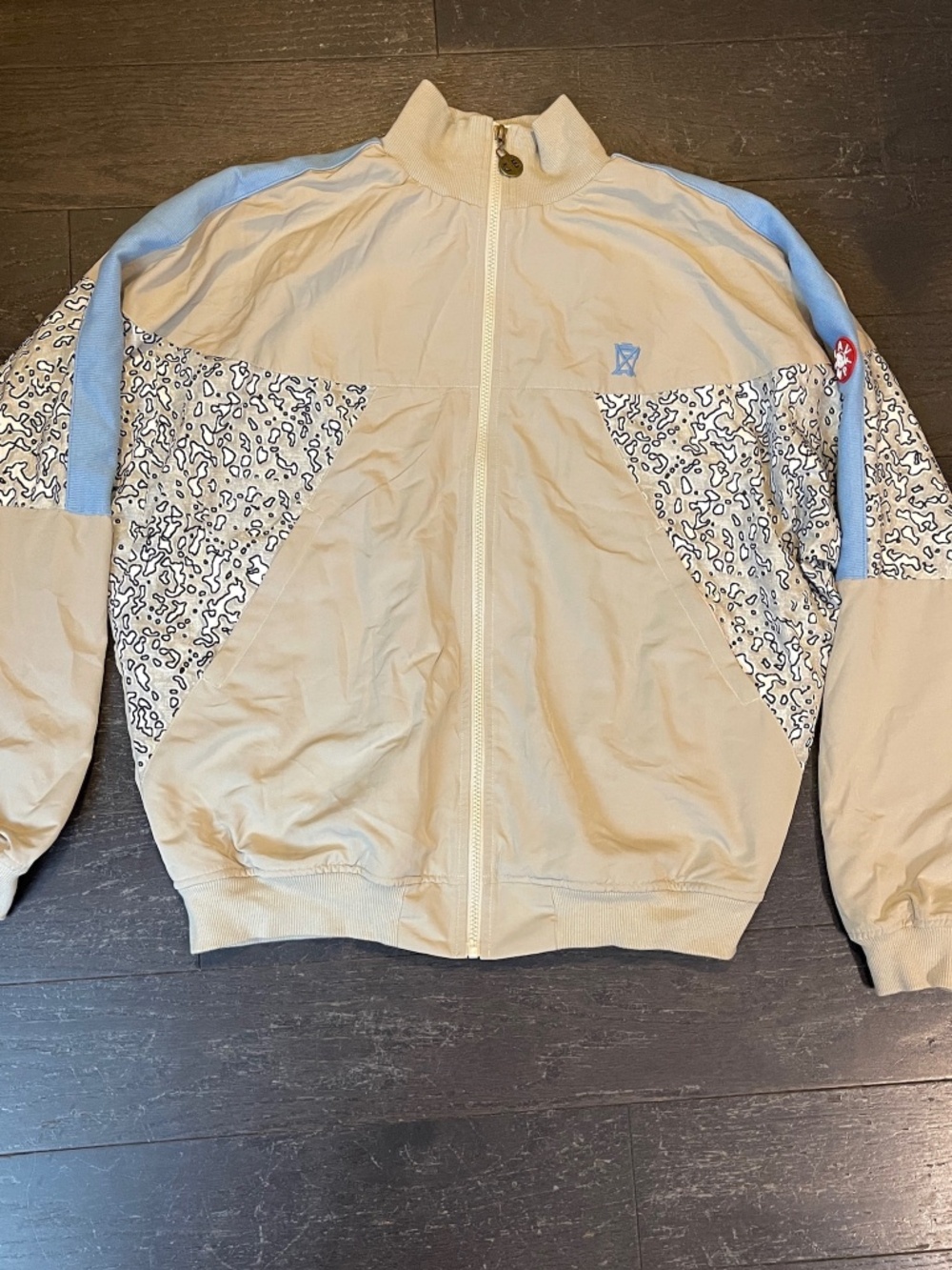 RARE Men Cav Empt C.E Training Jacket #4 Grey Blue Noise Track Jacket Size XL
